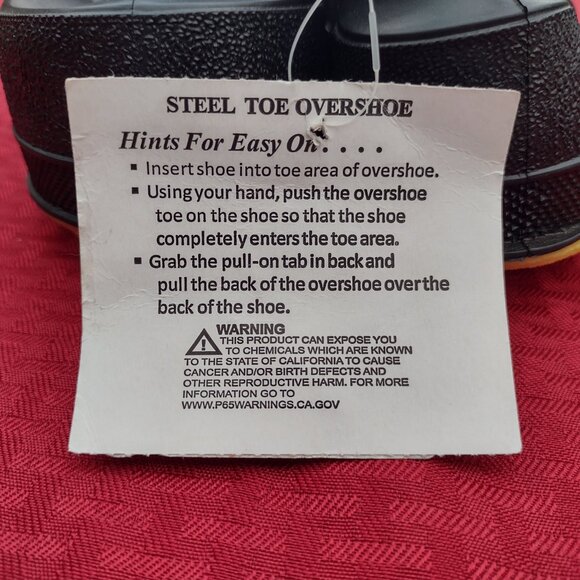 NEW Non-Slip Steel Toe Tingley Workbrutes Unisex Overshoe Size Small - Picture 10 of 10